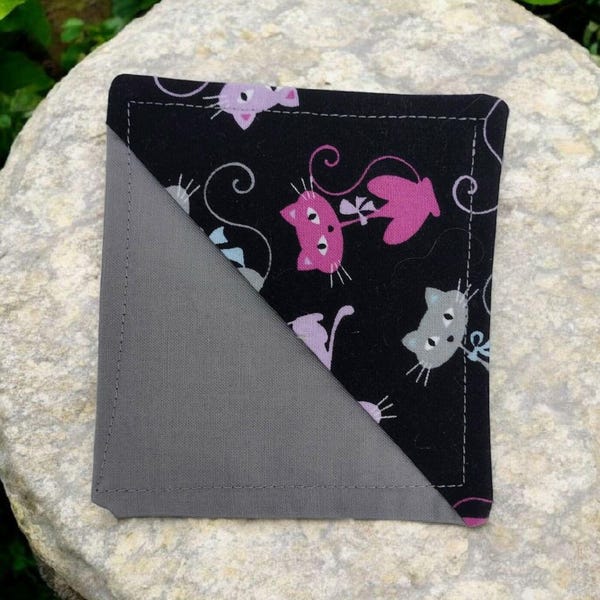 Sophisticated Cat Corner Bookmark, Stocking stuffer for reading lover