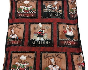 Worek na ziemniaki, Worek na ziemniaki nadający się do mikrofalówki, Worek na ziemniaki z nadrukiem szefa kuchni, Całkowicie bawełniany worek do gotowania ziemniaków, worek na ziemniaki