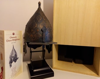 Museum-Quality Ottoman Soldier Ceremonial Helmet Replica (Limited edition, highly Collectible)