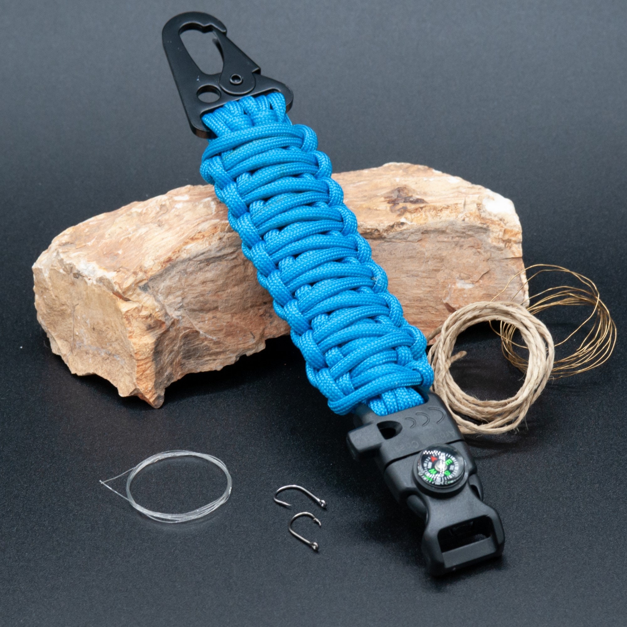 10 in 1 Survival Paracord Clipon Tool. 550 Cord Etsy
