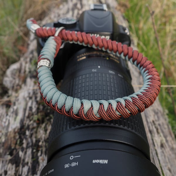 Paracord Camera Wrist Strap-Camera wrist strap- Paracord camera strap-Strong camera strap