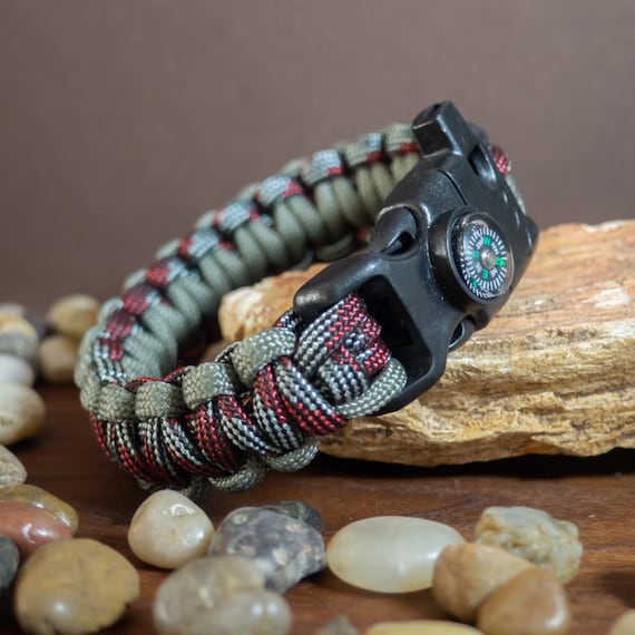 5 in 1 Paracord Bracelet Survival Bracelet Outdoors Hiking