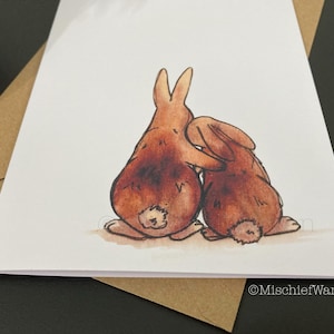 Thoughtful Comforting Card. Personalised for Sympathy, Miss you or Sending hugs perhaps. Can send direct. immagine 4