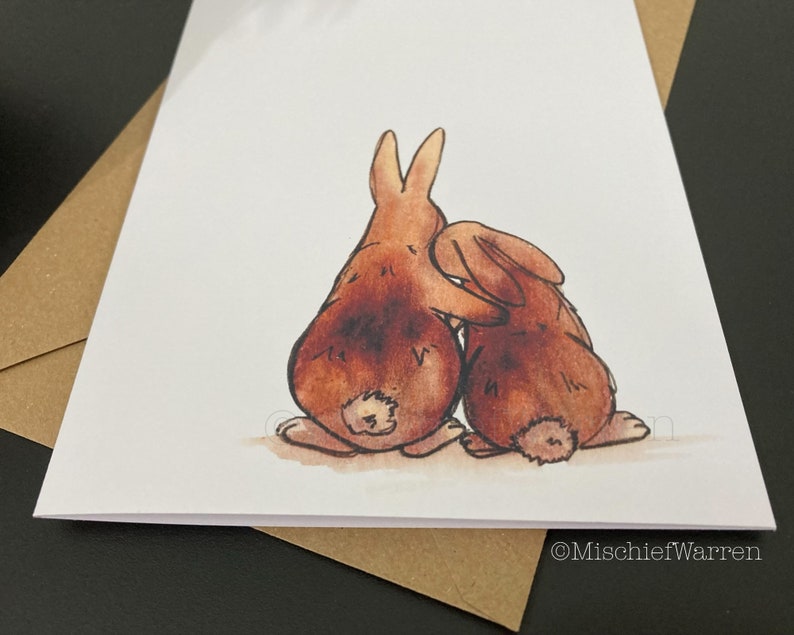 Thoughtful Comforting Card. Personalised for Sympathy, Miss you or Sending hugs perhaps. Can send direct. immagine 4