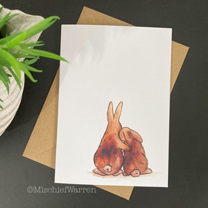 Thoughtful Comforting Card. Personalised for Sympathy, Miss you or Sending hugs perhaps. Can send direct. immagine 3