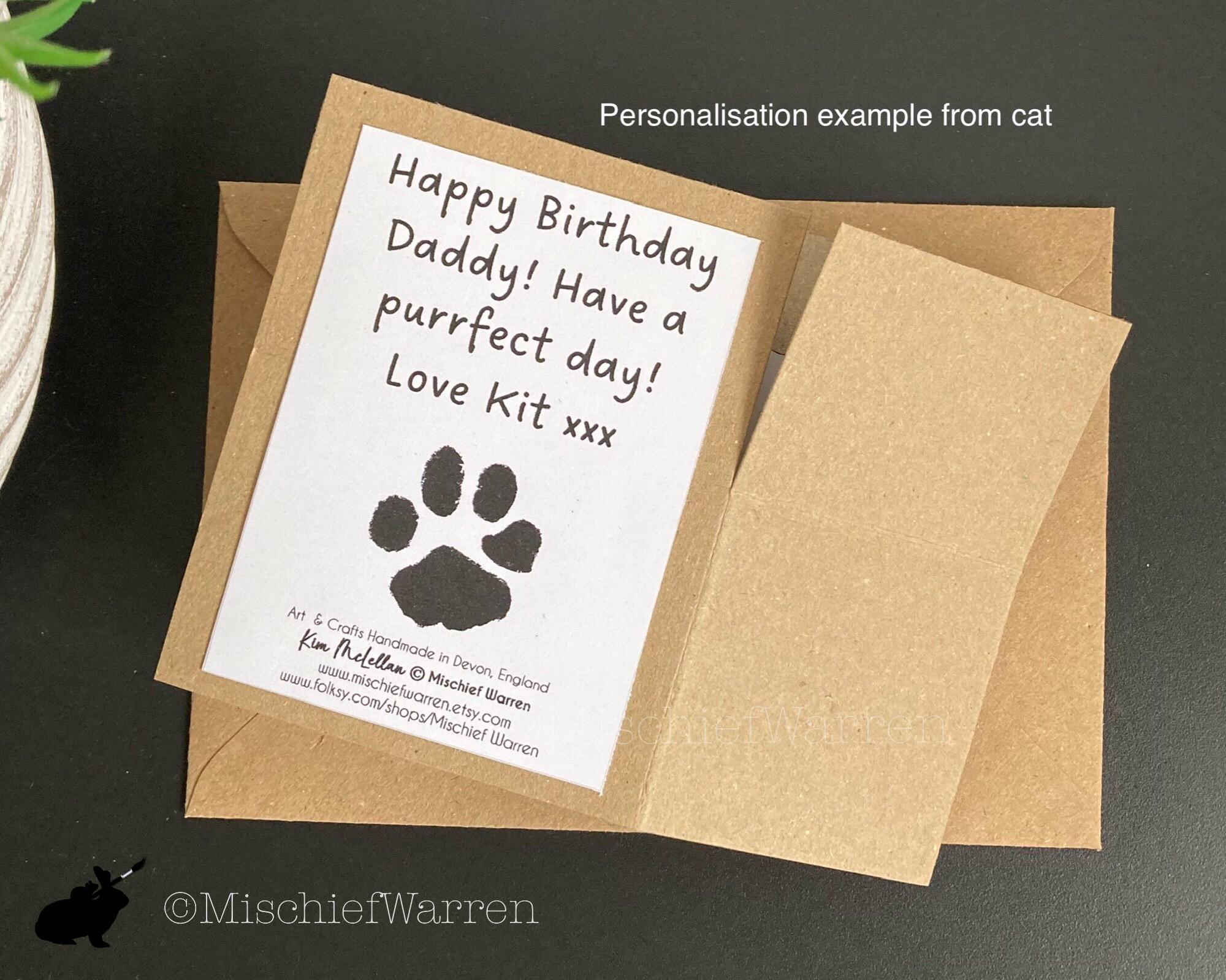 Custom Cats in a Box Card: Handmade, Personalised Gift Card Holder. - Etsy