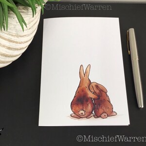 Thoughtful Comforting Card. Personalised for Sympathy, Miss you or Sending hugs perhaps. Can send direct. immagine 10