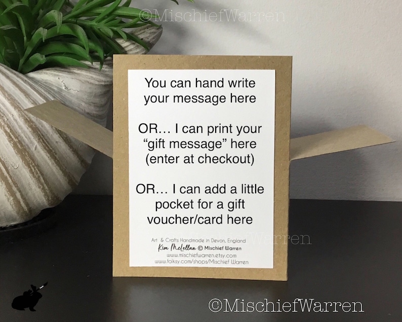 Raccoon Christmas Card. Handmade Recycled 3D Racoon Box Card. Christmas