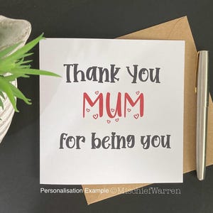 Créez votre propre carte - personnalisée pour un anniversaire, la fête des mères, la fête des pères, la Saint-Valentin, une nouvelle maison, merci - toutes les occasions