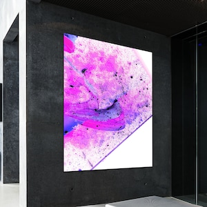 Modern Abstract Wall Art, Large Contemporary Painting