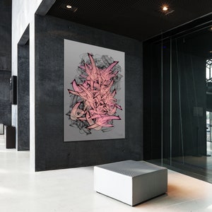 Original Modern Abstract Graffiti Street Art