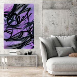 Large Modern Street Art Abstract Graffiti Wall Art