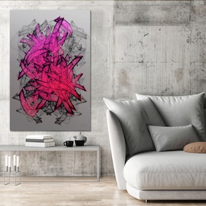 Modern Street Art Abstract Graffiti
