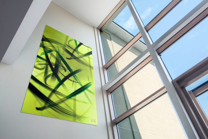 Modern Abstract Graffiti Painting Large Contemporary Urban Wall Art