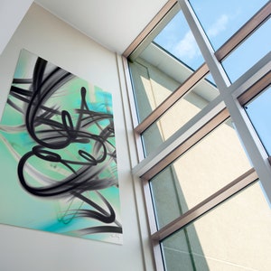 Contemporary Abstract Graffiti Wall Art