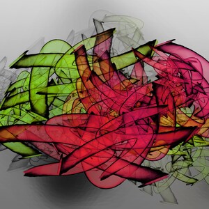 Original Graffiti Art &#39;Structura #16&#39;