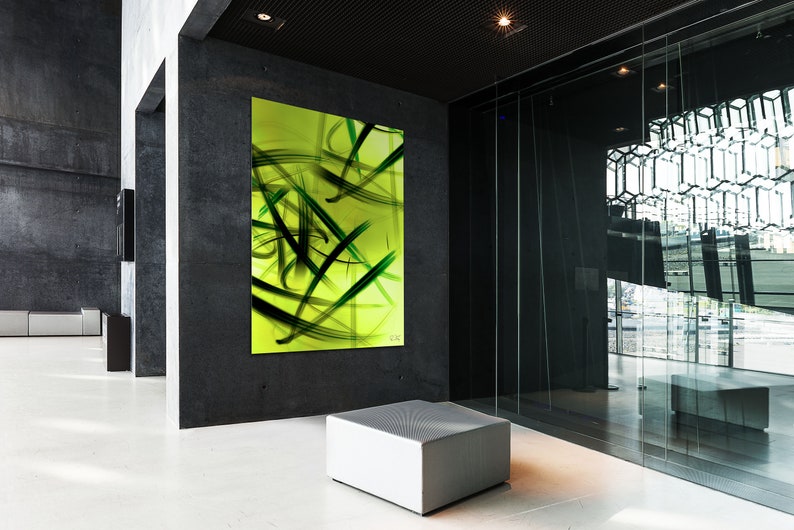 Modern Abstract Graffiti Painting Large Contemporary Urban Wall Art