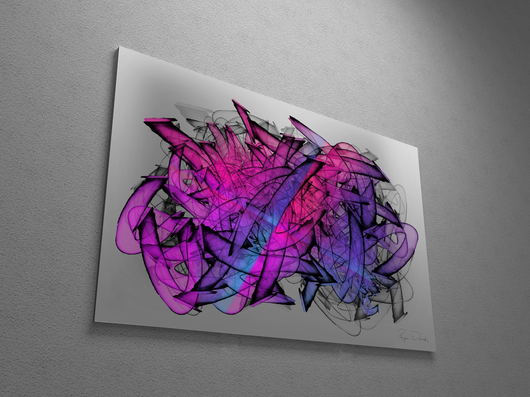 Modern Abstract Graffiti Art 'structura 10' Etsy