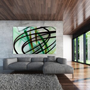 Abstract Graffiti Wall Art, Large Modern Urban Art