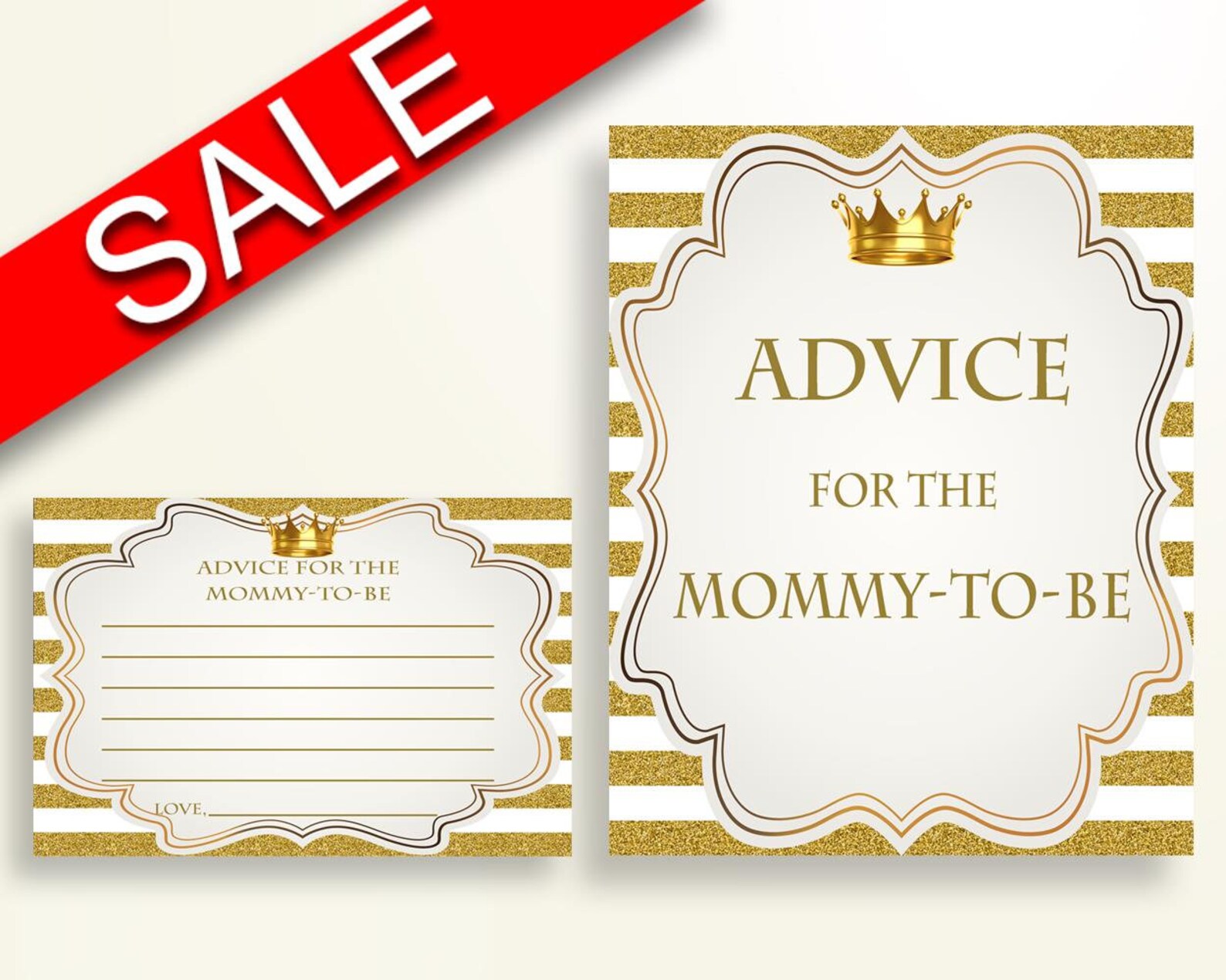 Advice Cards Baby Shower Advice Cards Royal Baby Shower Advice Etsy