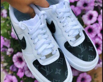 Fashion Shoes Custom AF1 Black, Brand AF1 Hand Painted, Personalized Air Force 1 Shoes, AF1 Custom 2024