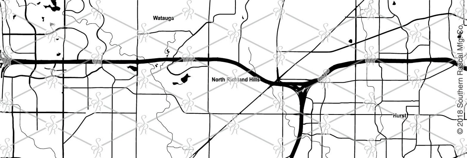 North Richland Hills Texas Map Whiskey Glass Gift Etsy