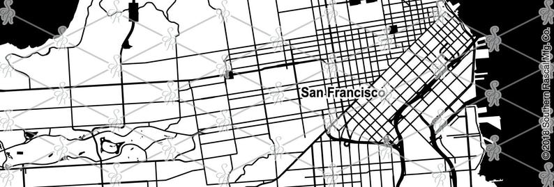 San Francisco California Map Whiskey Glass Gift California image 2