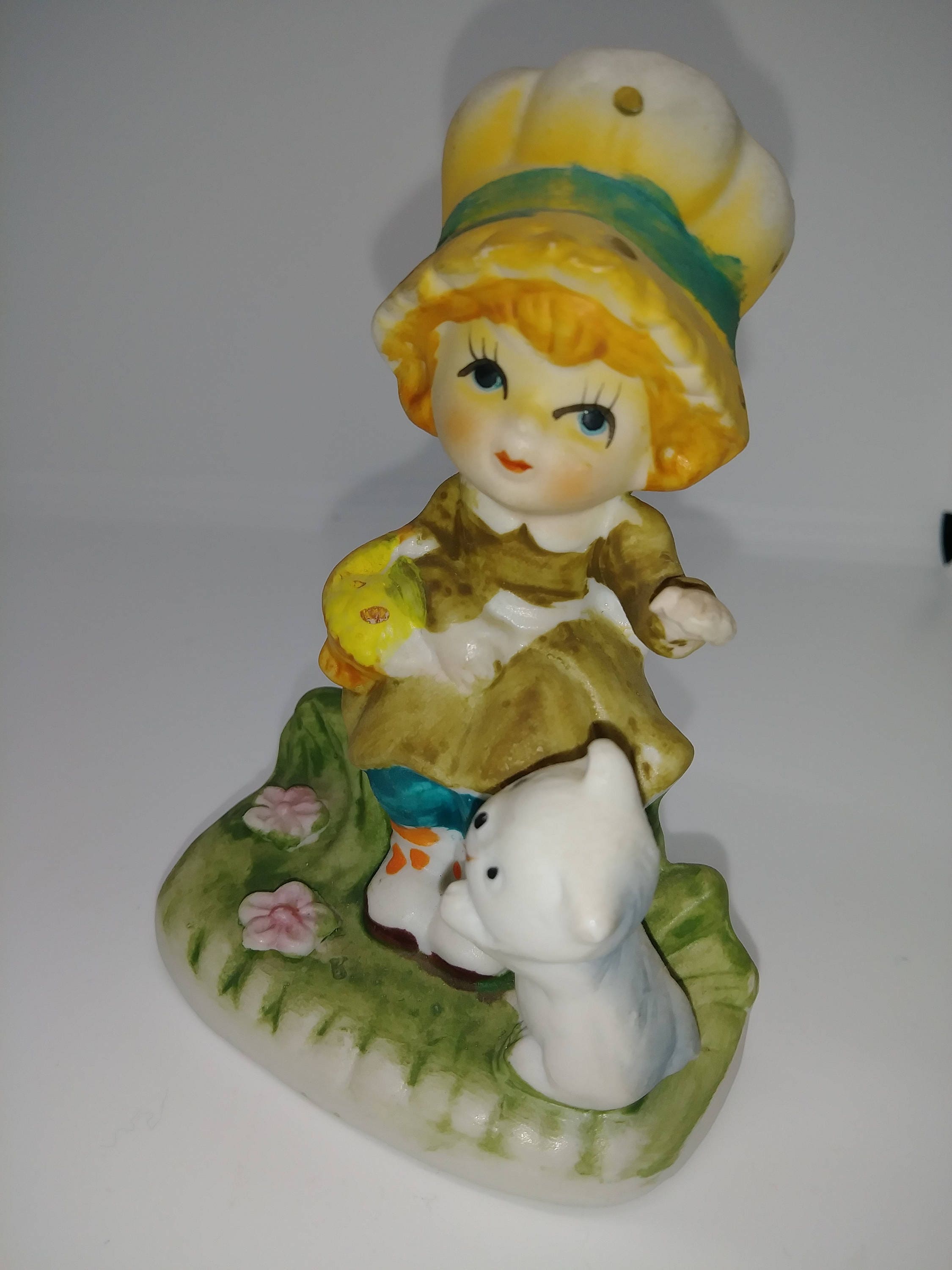 Homco Figurine of a Little Girl Etsy Denmark