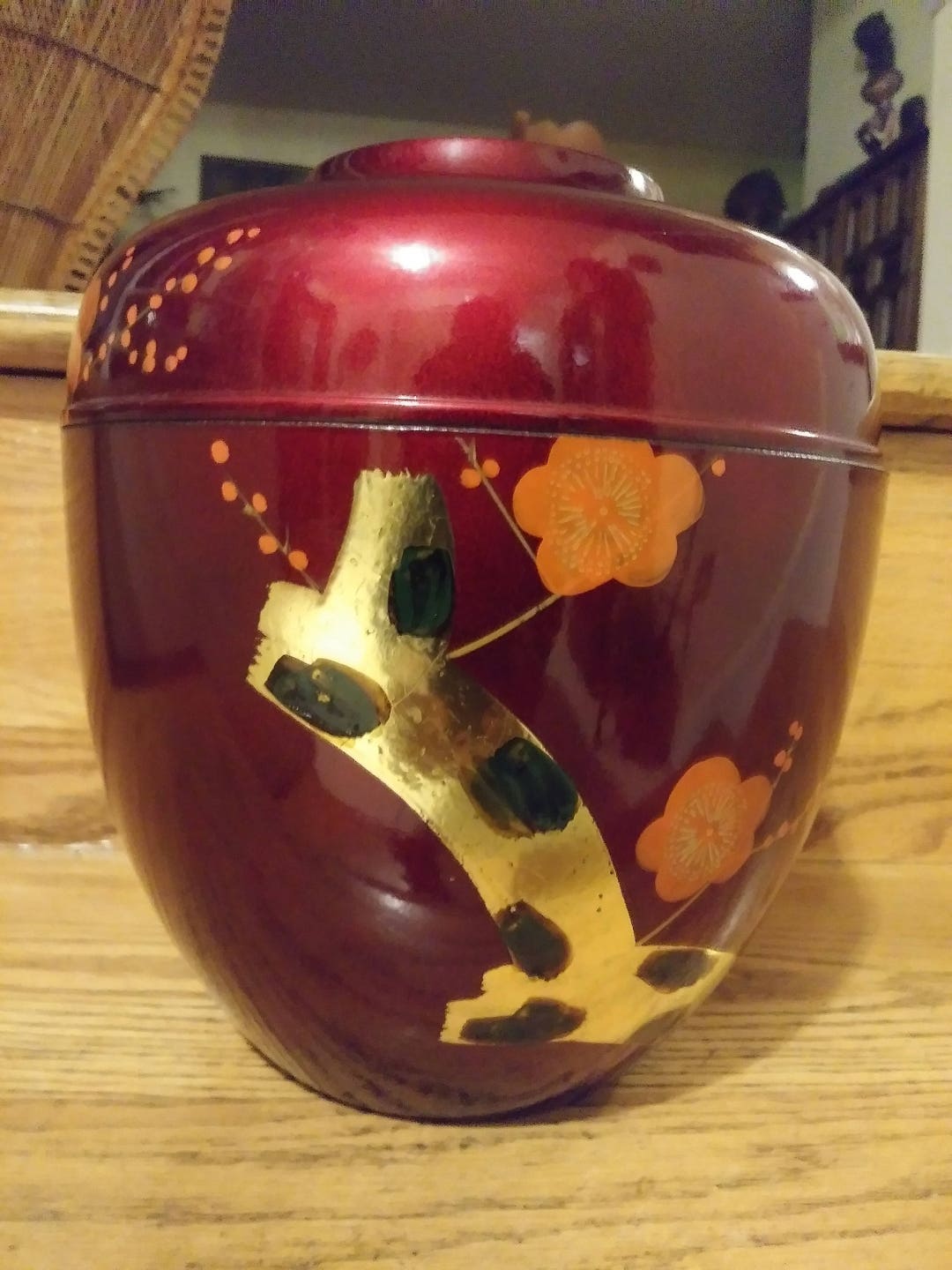 Vintage Japanese Ice Bucket With/sitting on A Rickshaw cart Etsy