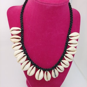Kauri Shell necklace handmade in Ghana