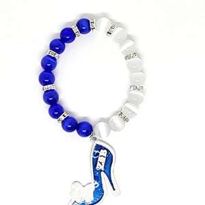 Zeta Phi Beta bracelet High Heel Shoe Charm Bracelet