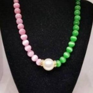necklace and bracelet set with smooth pearl