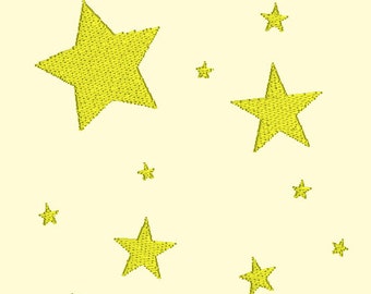 Plik ze wzorem do haftu maszynowego „Group of stars” - wzór w tamborku 4X4.
