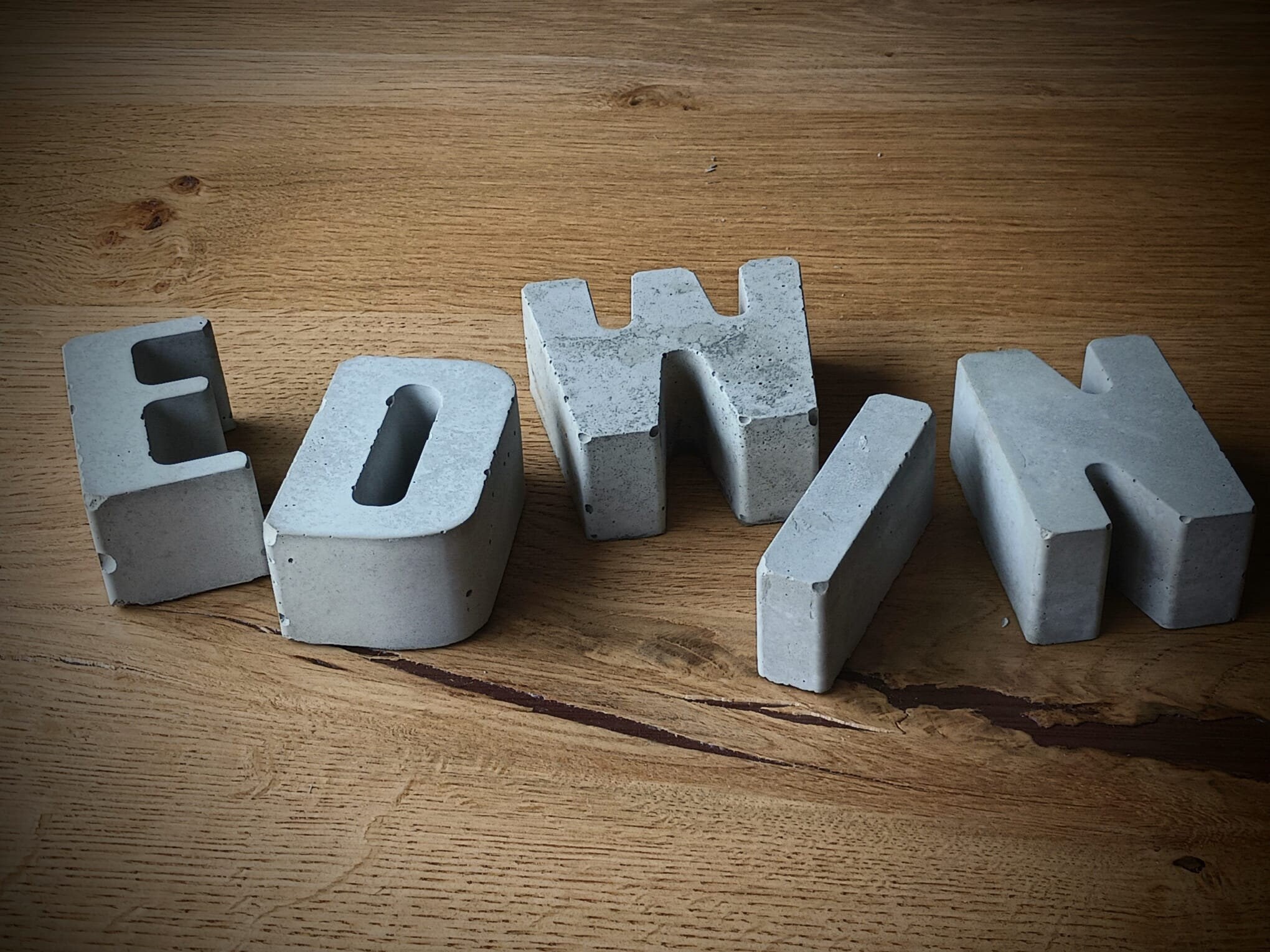 Concrete Letters, Decoration Approx. 6 X 4 Cm - Etsy