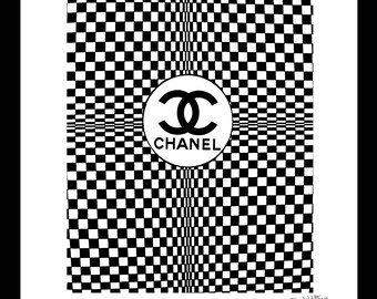 Fairchild Paris vintage Chanel ad featuring Chanel logo