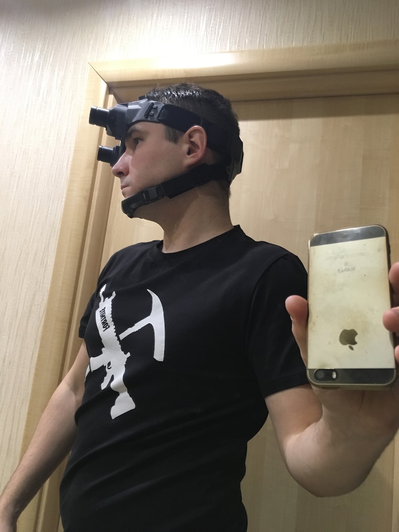 Splinter Cell Sam Fisher goggles visor 3d printable cosplay Etsy