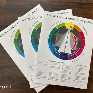 Kestrel&#39;s Color Wheel « CMY Model Color Wheel Designed for Quilters | Includes Guidelines for Good Color Composition