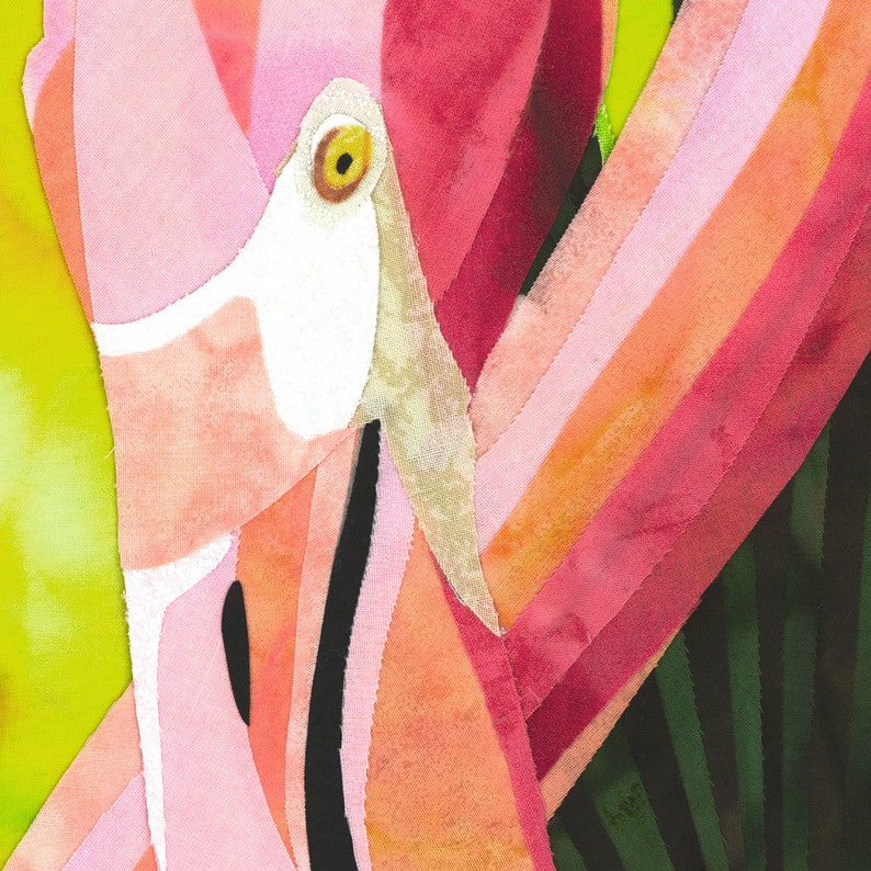 Flamingo Family Fine Art Print by Kestrel Michaud
