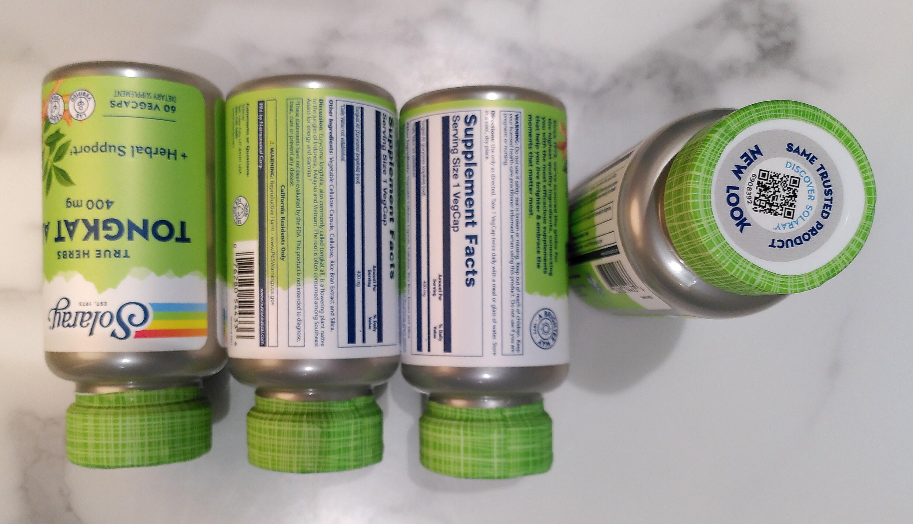 Solaray Tongkat Ali 400mg 60 Capsules Vegan Capsule Etsy UK