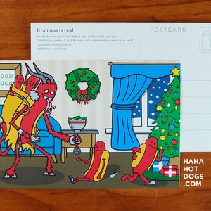 POSTCARD - Krampus Is Real