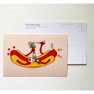 POSTCARD - Friends and Not Quite Friends