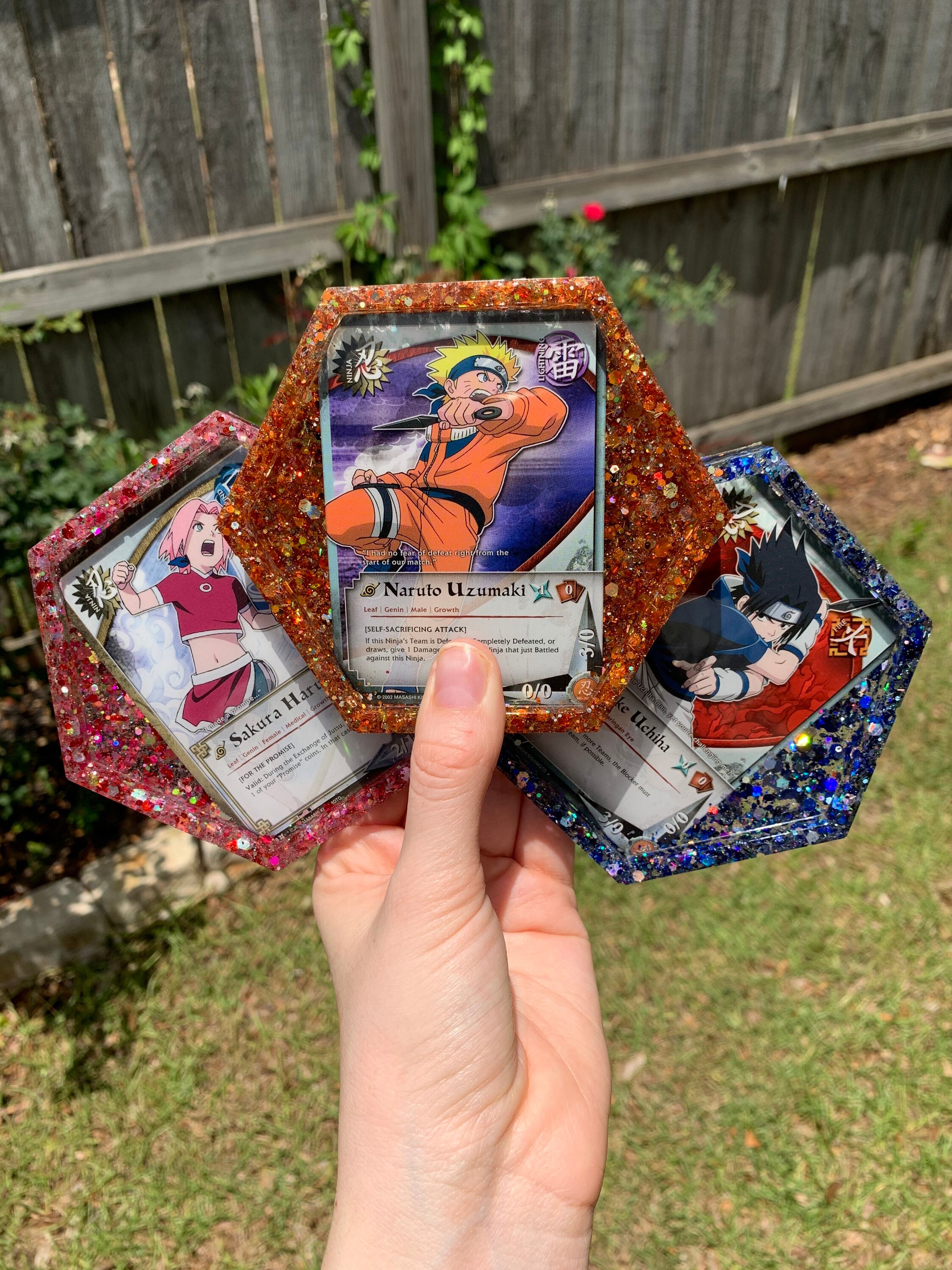 Custom Naruto Resin Coasters