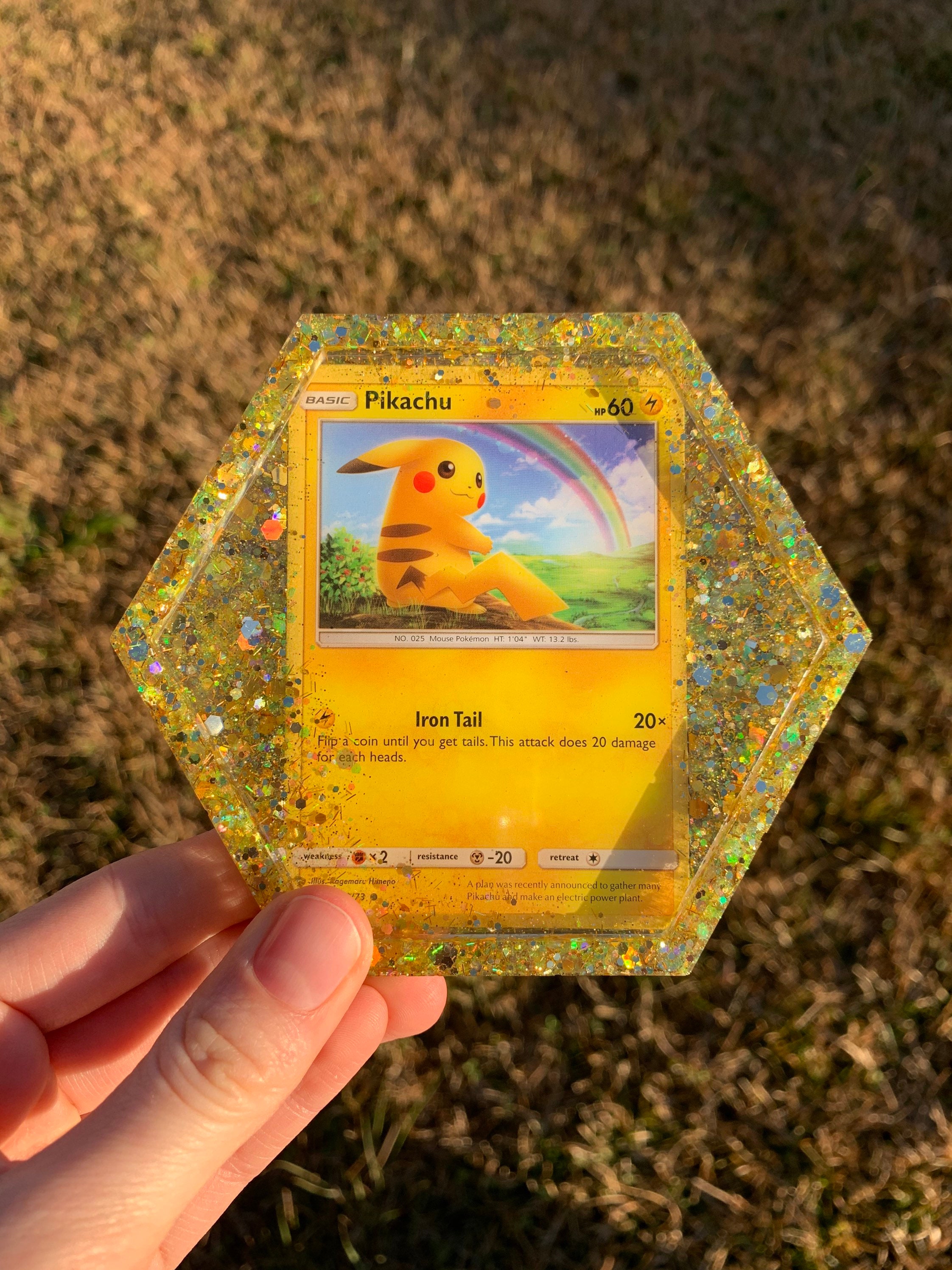 Custom Pokémon Card Resin Coasters - Etsy