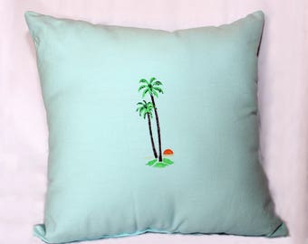 Throw pillow, Hand painted