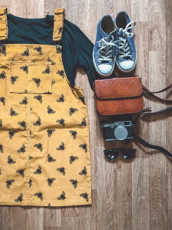 Adult Pinafore Dress Etsy