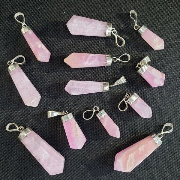 Pink Aragonite pendant