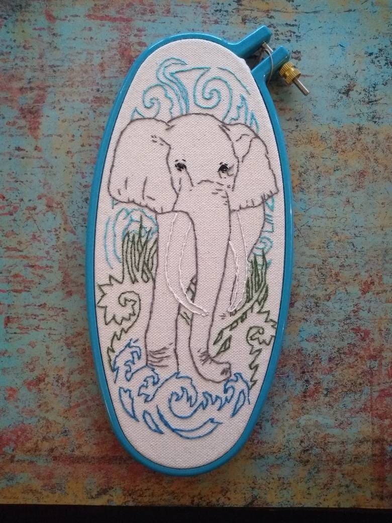 The anatomy of an embroidery hoop — Embellished Elephant