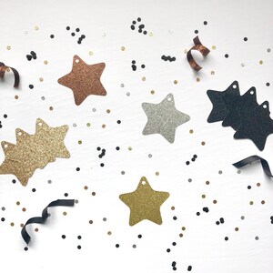 Glitter Gift Tags; Holiday Gift Tags