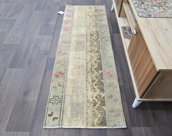 Narrow Runner Rug,Vintage Runner Rug, 1.8x5ft FREE SHIPPING Turkish Runner Rug,Oushak Runner Rug,Home living,Rugs,Turkish Rug