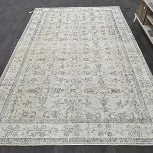 6&#39;0x9&#39;7 Anatolian rug, Turkish Rug, Vintage Rug, Oushak rug, Decorative rug, bohemian rug, antigue rug, area rug, handmade rug, carpet rug